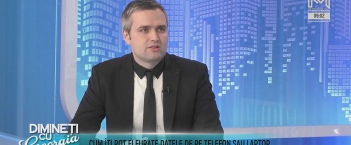 Interviu “Cum iti pot fi furate datele de pe telefon sau laptop?”